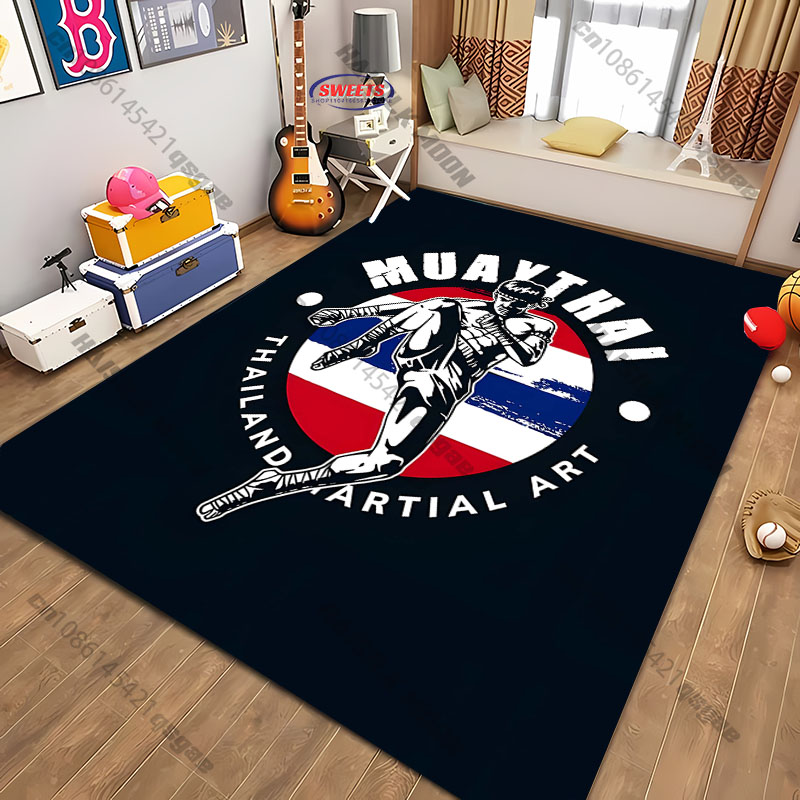Free shipping! Muay Thai Symbo - Home Textiles Rug ulasan dan harga