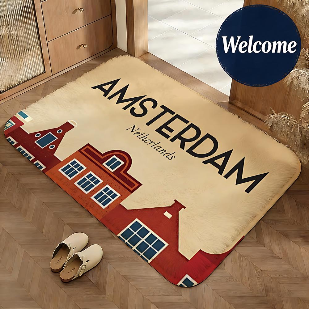 Soft Flannel Floor Mat Place A - Home Textiles Netherlands ulasan dan harga