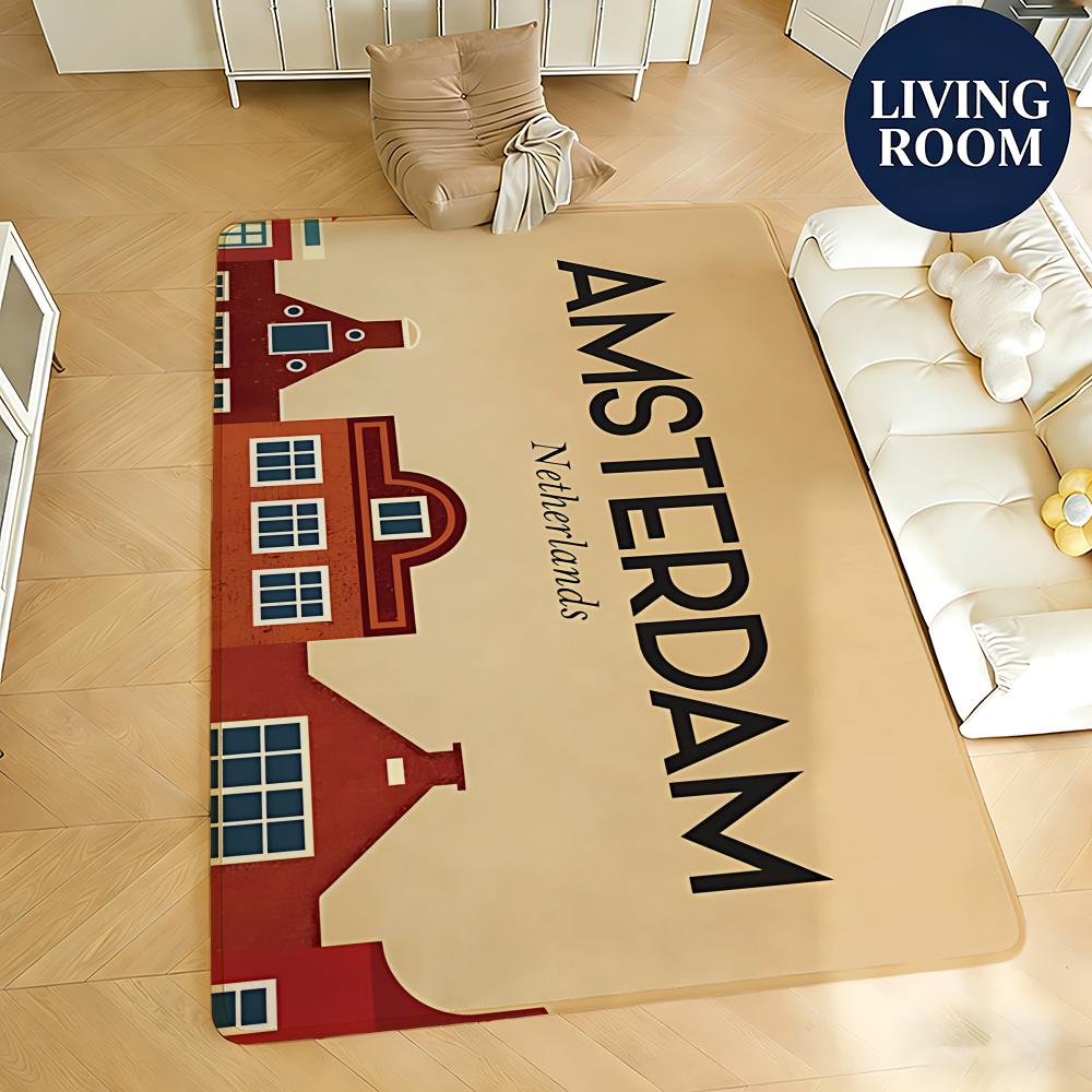 Soft Flannel Floor Mat Place A - Home Textiles Netherlands ulasan dan harga
