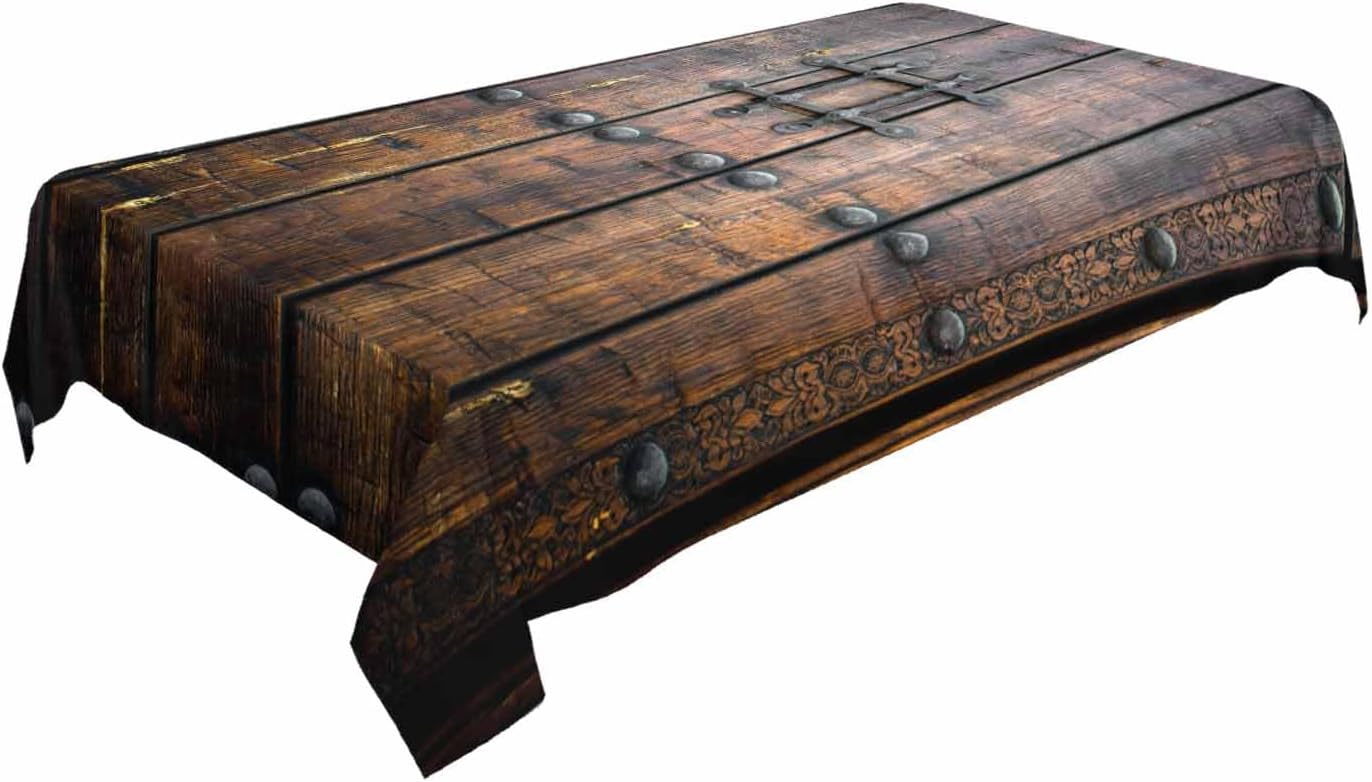 Medieval Ancient Wooden Door T - Home Textiles Premium ulasan dan harga