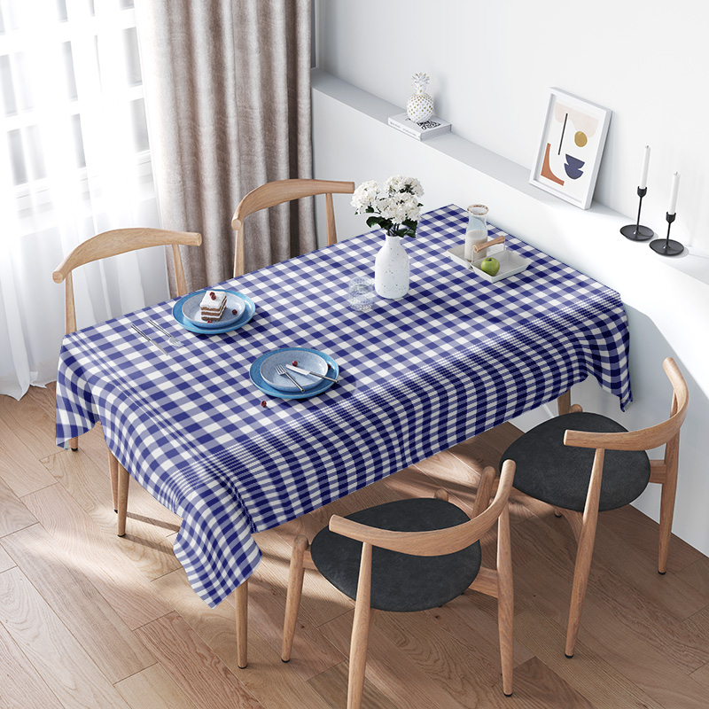 Classic Checkered Tablecloth - - Home Textiles Premium ulasan dan harga