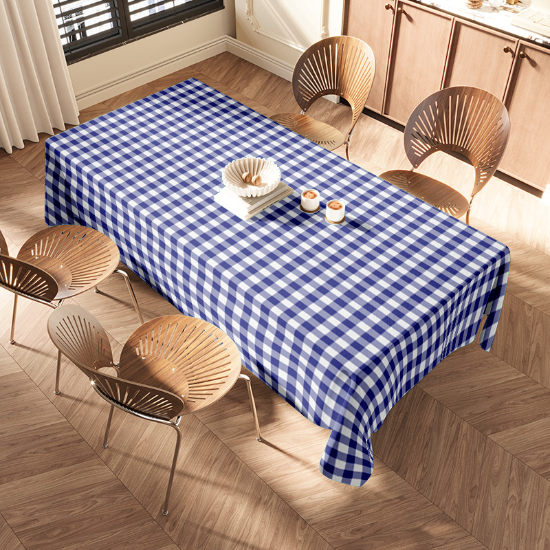 Classic Checkered Tablecloth - - Home Textiles Premium ulasan dan harga
