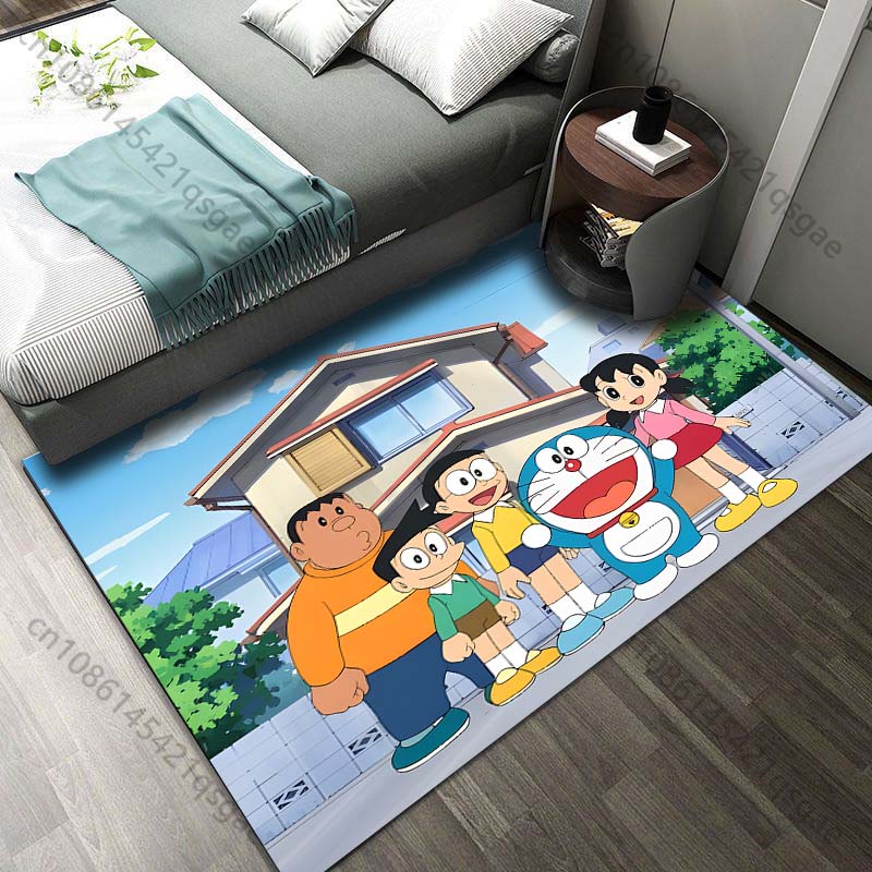 Japan D-Doraemon with Friends  - Home Textiles Rug ulasan dan harga