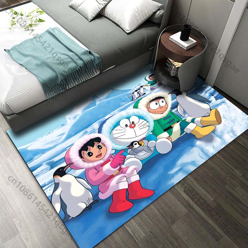 Japan D-Doraemon with Friends  - Home Textiles Rug ulasan dan harga