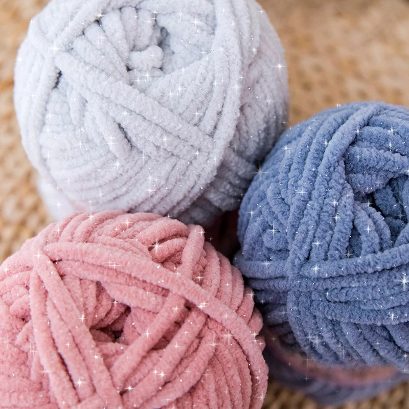 4.5mm 59M Chunky Knitting Yarn - Throw Blanket Chunky Knit ulasan dan harga