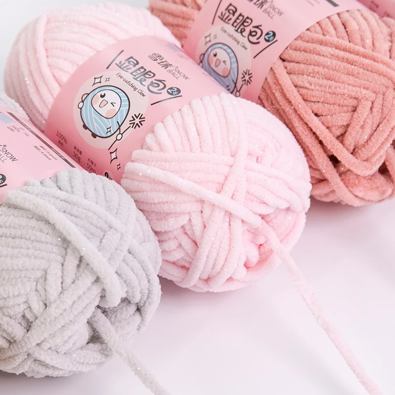 4.5mm 59M Chunky Knitting Yarn - Throw Blanket Chunky Knit ulasan dan harga