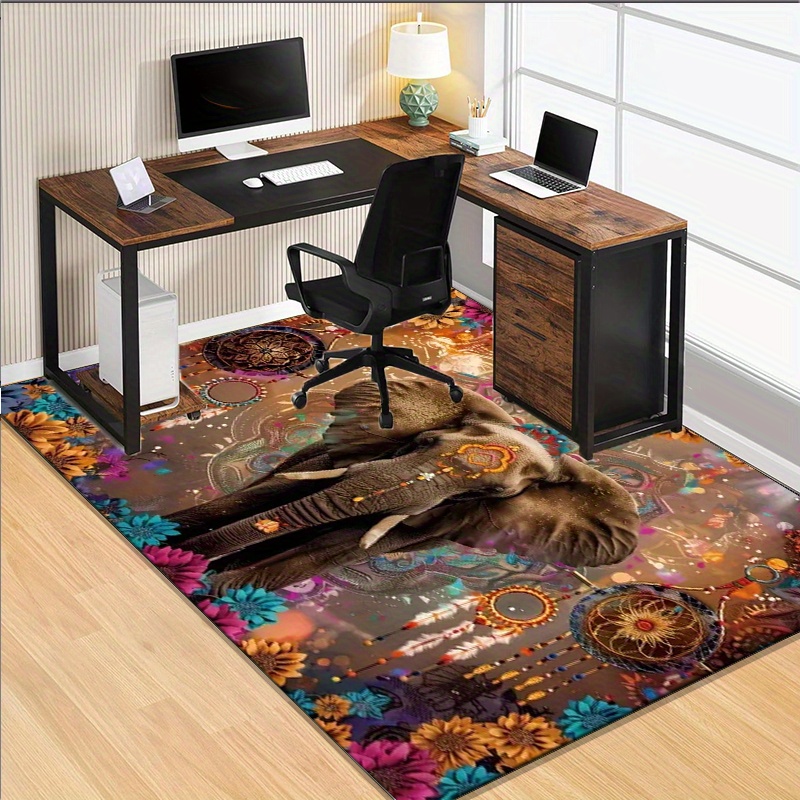 Elephant Mandala Rug: Ethnic F - Home Textiles Rug ulasan dan harga