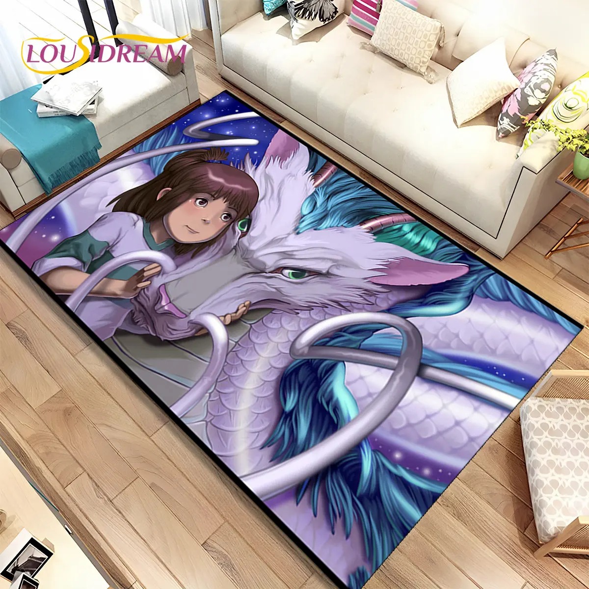 Spirited Away Cartoon Anime Ar - Home Textiles Rug ulasan dan harga