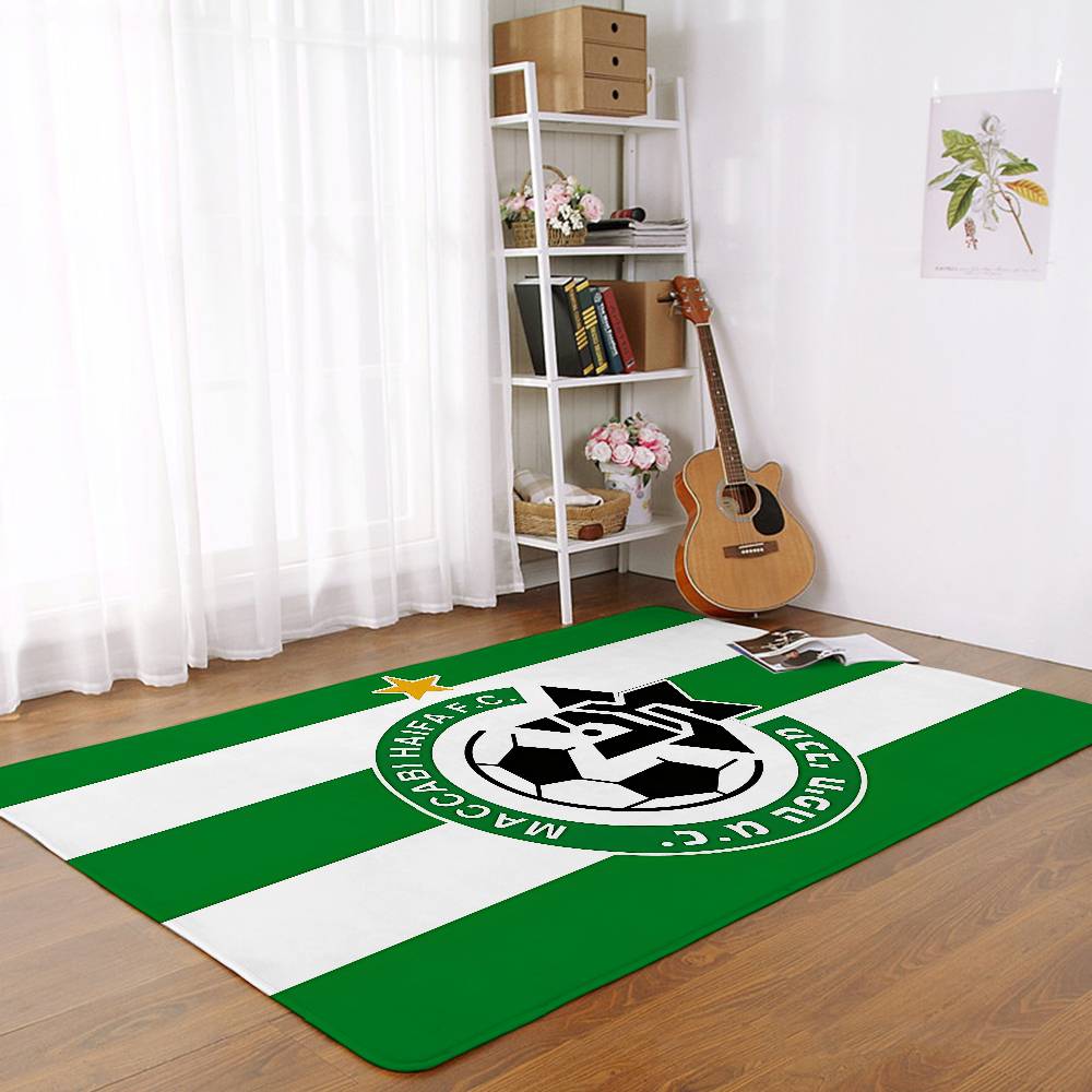 M-Maccabi-H-Haifas Floor Mat F - Home Textiles Rug ulasan dan harga